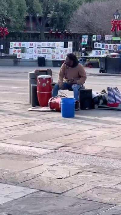 Funny Street Performer