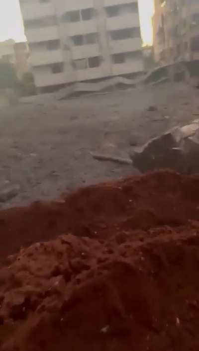 New footage of Hassan Nasrallah elimination site