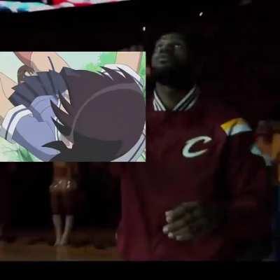 lebron jame scream if you love koyomi mizuhara