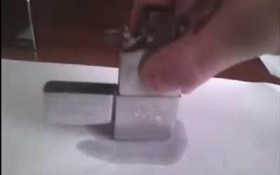 How not to refill a lighter