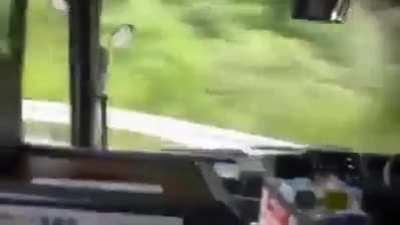 This insane bus driver