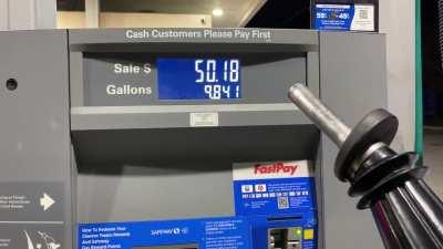 Gas price is bad enough, but I’m not even pumping anymore