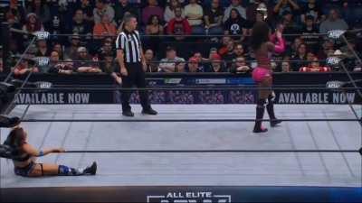 On AEW Rampage: Skye Blue vs Queen Aminata