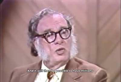 Isaac Asimov predicts YouTube in 1980