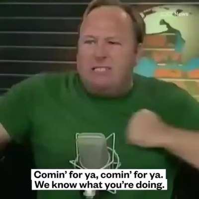 Alex Jones completely loses it for 94 seconds