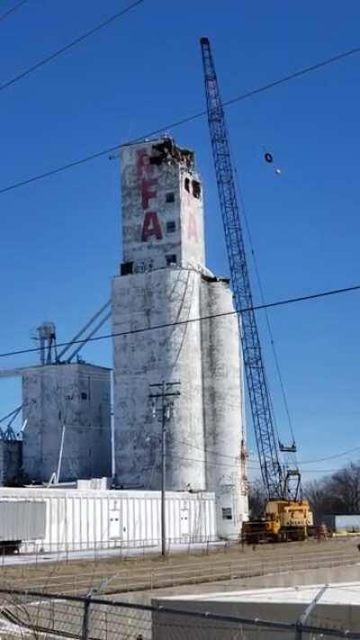 They're tearing down the old MFA tower.