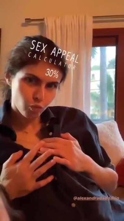 Alexandra Daddario Sex Appeal Calculator