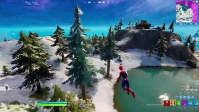 Spiderman Action in Fortnite