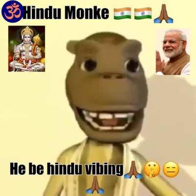 He be monke tho🙏🏾🙏🏾🇮🇳