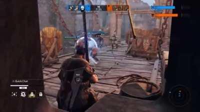 Ultra Instinct Berserker throws Highlander