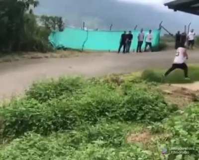 WCGW standing in the way of a bike race