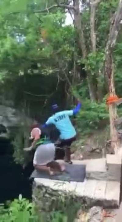 HMF while I attempt to zip line