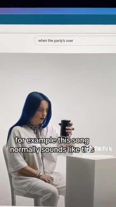 If you listen to Billie Eilish songs in reverse