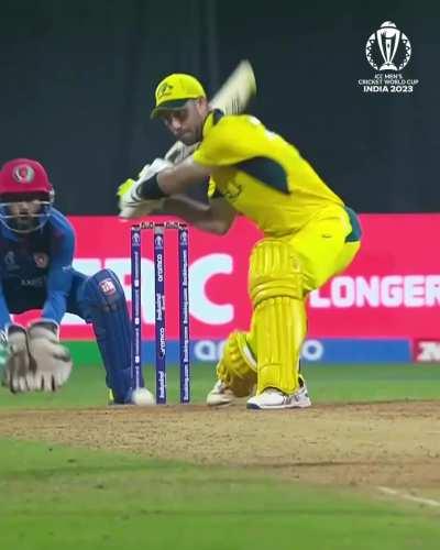 MAXWELL dropping the greatest ODI innings in world cup 2023 when he was in serious pain and Australia was   91/07. 