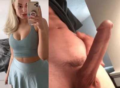 Denise mski FaceTiming with her boyfriend and can’t wait to get his big dick