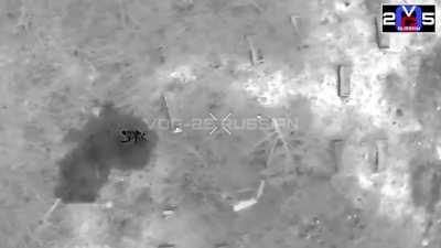 VOG-25 perform several nightly drone drops targeting AFU infantry, 01.02.2024