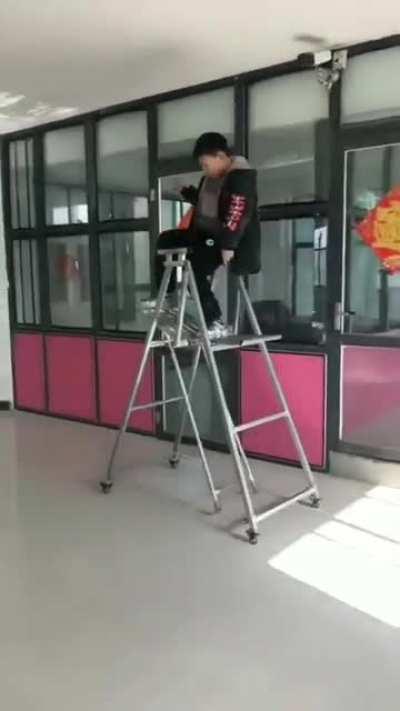 Smart Ladder 🪜 made by school kids