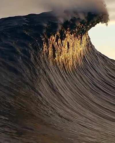 When a wave touches a cloud