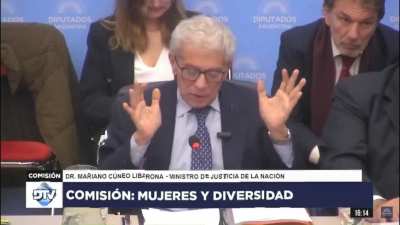 &quot;Boludo, esto esta textual del discurso de Milei&quot; - Ministro de Justicia