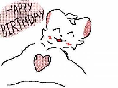 Made this silly little animation so you can wish someone special a happy birthday with it! :3 (if you couldn`t think of anything better)