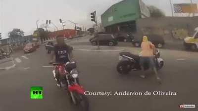 Bike robbery karma…