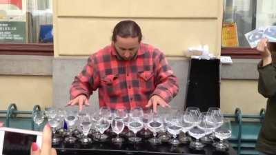 Glass Harp artist makes some divine music