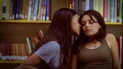 Birthday Girl Zoe Saldana fingering Mila Kunis in After Sex