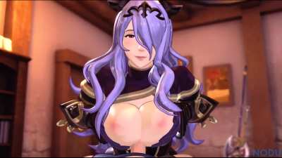 Camilla taking care of Corrin (Nodu) fire emblem fe 3D