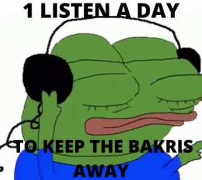 1 listen a day keeps the bakris away