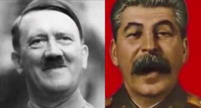 This is as frightening as it is progressive in technical terms.... Hitler and Stalin having a great time