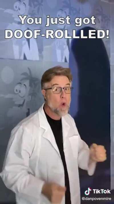 The Voice actor of Dr. Doofenshmirtz has a tiktok and its Perfect