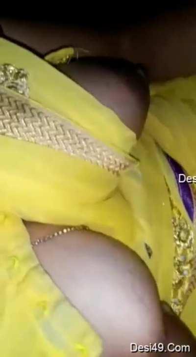 😘Playing with 🍑bhabhi 😍boobs Full Video