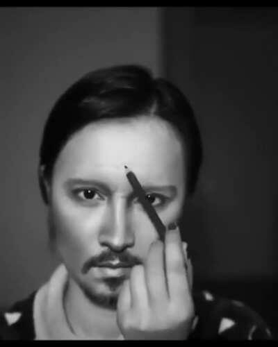 Johnny Deep Make-up - You can be anything you want to be!