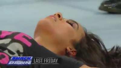 AJ Lee unconscious 