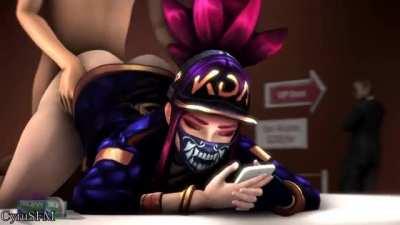 Akali Busy Texting (CyruSFM) [League of Legends]