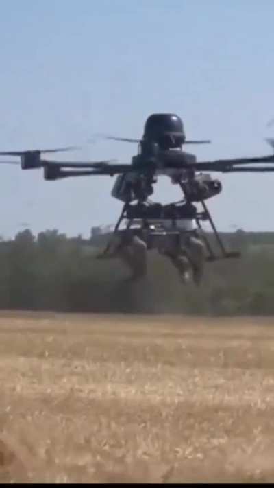 Ukraine is using &quot;Vampire&quot; drones to drop robot dogs off at the front lines