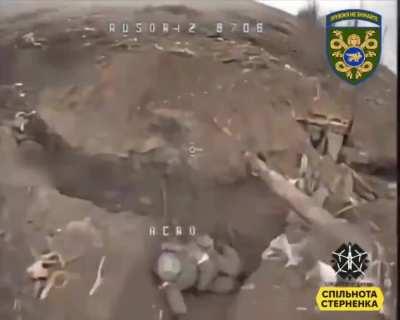 Accurate FPV drone hits on Russian soldiers in the Avdiivka direction 