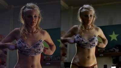 Amy Smart (25 y.o,) - Road Trip (2000) BluRay vs VHS open matte