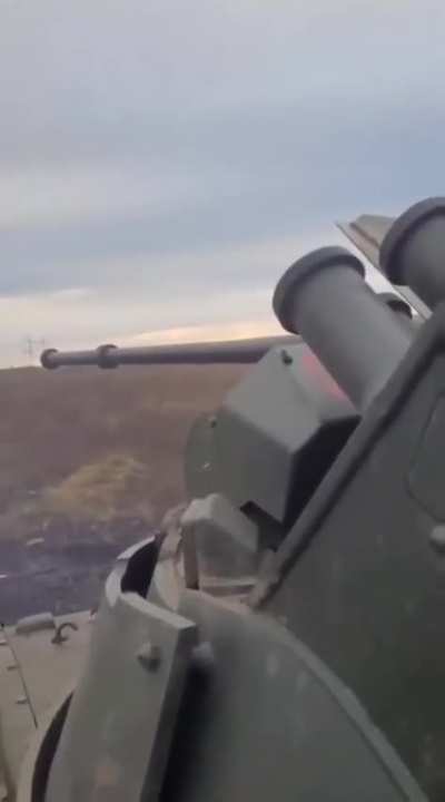 Russian BTR barely misses Ukrainian ATGM.