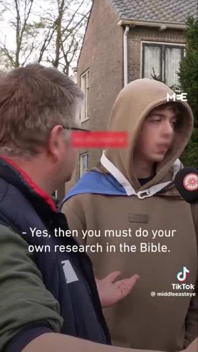 A video shows a Dutch activist interviewing various Israel supporters in the Netherlands, asking them: &quot;Why do you support Israel, and why do many Christians support Israel?