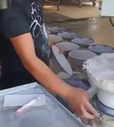 Printing onto a bowl