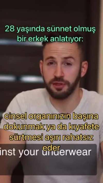 A 28-year-old man who was circumcised explains the harms of circumcision.