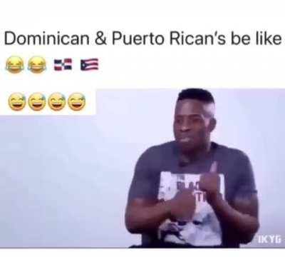 I Dominican, I Puerto Rican, It not dee same papi, I no black.