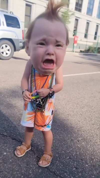 Baby Face For Halloween. Holy Shit!