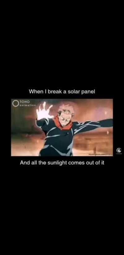 Saw a meme about solar panels and it inspired us to make this.