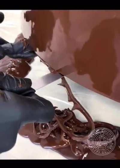 Making a chocolate sword