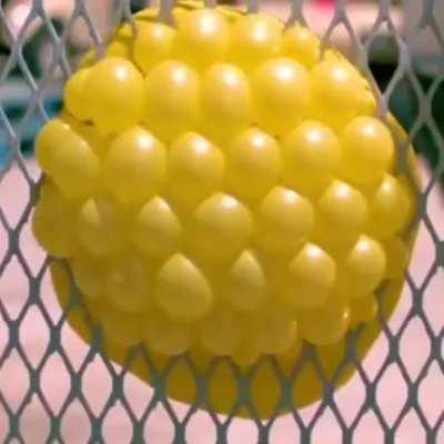 Slow motion water balloon