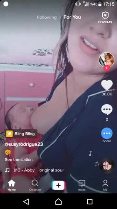 Breastfeeding on tiktok