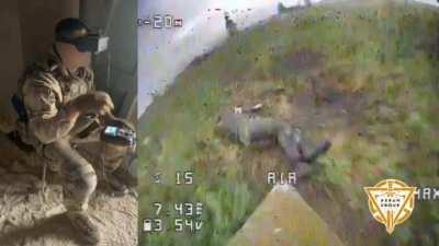 When a Ukrainian FPV kamikaze drone penetrated a Russian soldier's ass, the soldier's prostate was instantly examined.