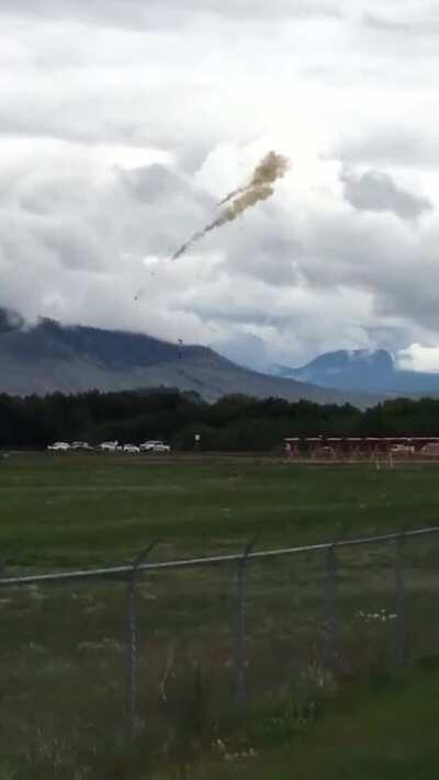 Royal Canadian Air Force Snowbirds jet crashed today in Kamloops, BC